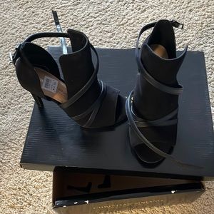 Beautiful Black Suede Cutouts